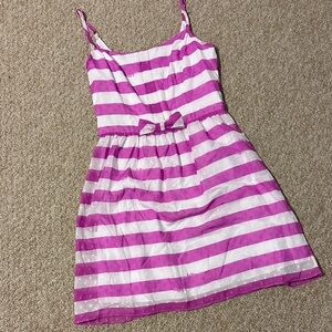 Lilly Pulitzer purple and White Striped Dress